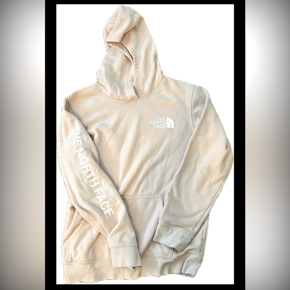 Light Pink North Face Hoodie - Youth Large 14/16